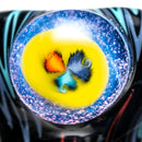 Kevin Howell - Push Slide w/ Worked Joint - 14mm - Aqua, Red & Purple - The Cave