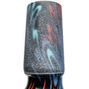 Kevin Howell - Push Slide w/ Worked Joint - 14mm - Aqua, Red & Purple - The Cave