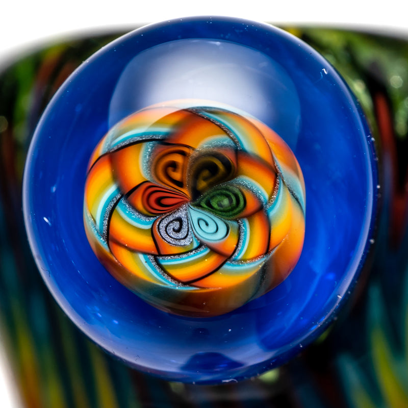 Kevin Howell - Push Slide w/ Worked Joint - 14mm - Fade to Clear Rainbow - The Cave