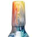 Kevin Howell - Push Slide w/ Worked Joint - 14mm - Smoke & Fruit Stripe - The Cave