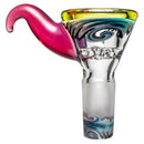 Kevin Howell - Martini Slide w/ Worked Joint - 4 Hole - 14mm - Bipolar w/ Telemagenta - The Cave