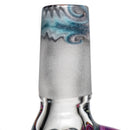 Kevin Howell - Martini Slide w/ Worked Joint - 4 Hole - 14mm - Bipolar w/ Telemagenta - The Cave