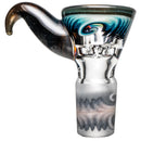 Kevin Howell - Martini Slide w/ Worked Joint - 4 Hole - 18mm - Bipolar w/ Electrum - The Cave