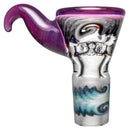 Kevin Howell - Martini Slide w/ Worked Joint - 4 Hole - 18mm - Bipolar w/ Royal Jelly - The Cave