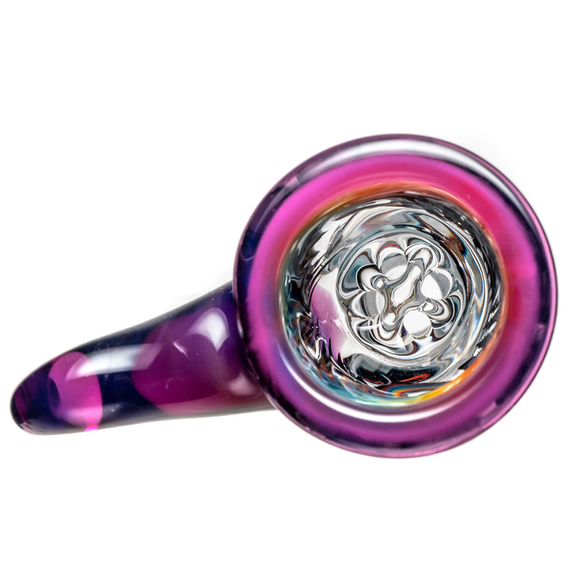 Kevin Howell - Martini Slide w/ Worked Joint - 4 Hole - 18mm - Bipolar w/ Royal Jelly - The Cave