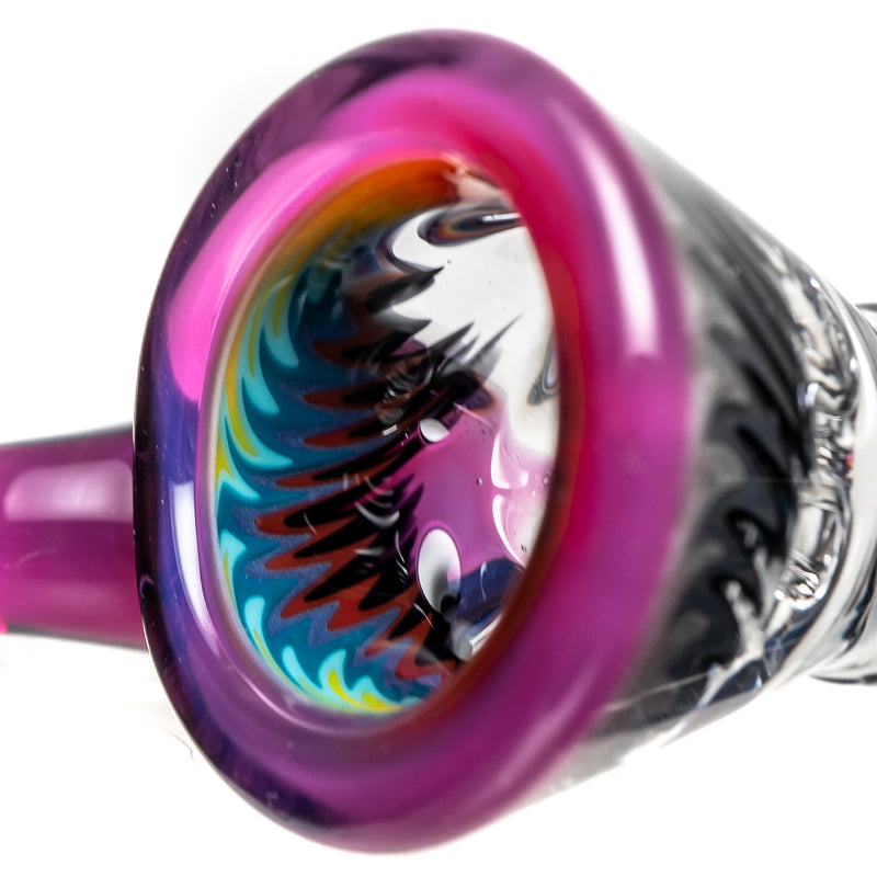 Kevin Howell - Martini Slide w/ Worked Joint - 4 Hole - 18mm - Bipolar w/ Royal Jelly - The Cave