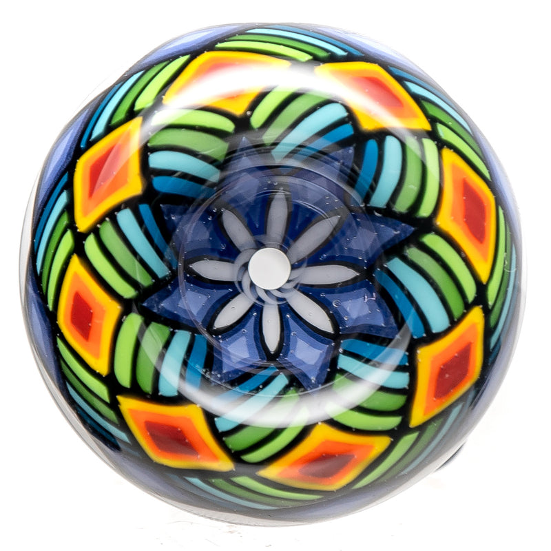 Kevin Murray - Push Slide - 18mm - Stargazer/H. Blue Stardust w/ Multi Color Filla - The Cave