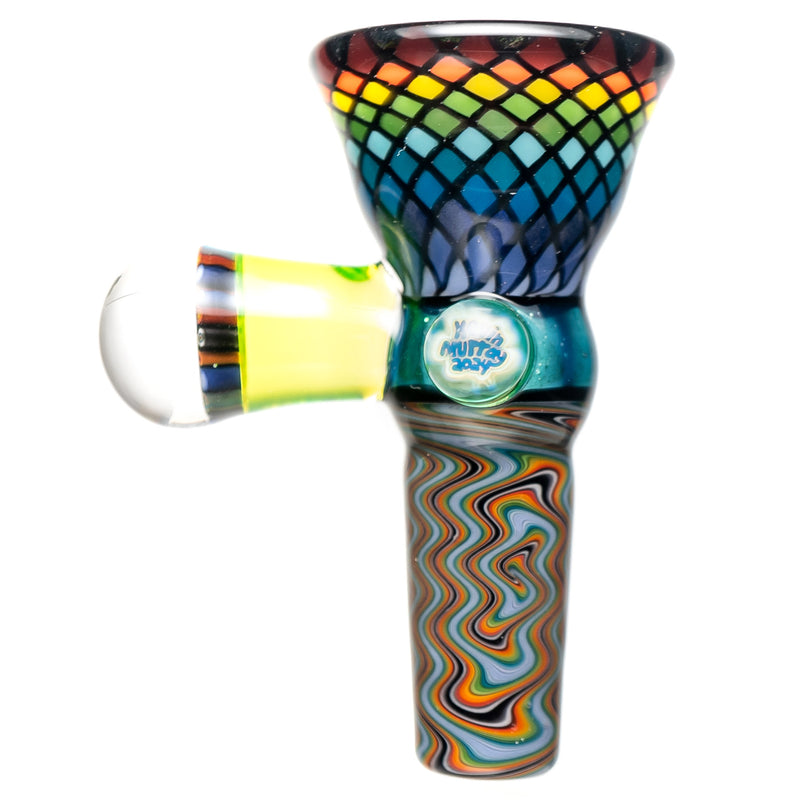 Kevin Murray - Martini Slide - 14mm - Multi Color Swirl & Rainbow Reti - The Cave