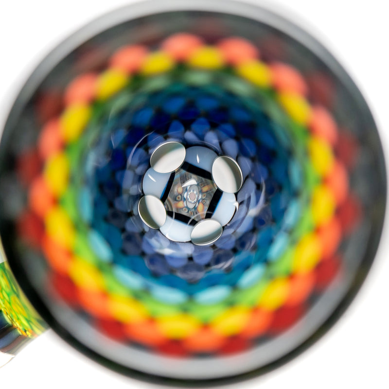 Kevin Murray - Martini Slide - 14mm - Multi Color Swirl & Rainbow Reti - The Cave