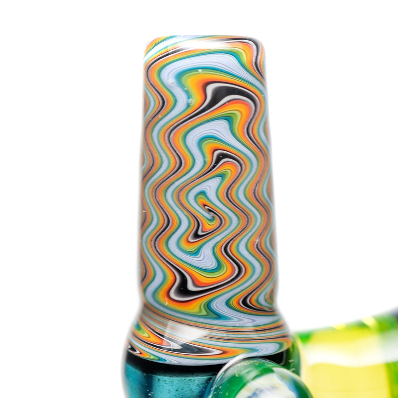 Kevin Murray - Martini Slide - 14mm - Multi Color Swirl & Rainbow Reti - The Cave