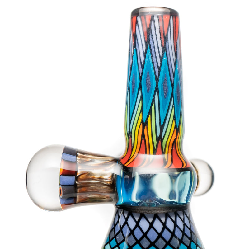 Kevin Murray - Martini Slide - 14mm - Rainbow Weave & Rainbow Reti - The Cave