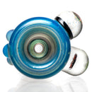 Keys Glass - Push Slide - 14mm - Assault Betty - Sparkle Blue & Orange - The Cave
