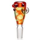 Keys Glass - Push Slide - 14mm - Stewie - Phoenix & Trans. Green - The Cave