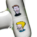 Keys Glass - Push Slide - 14mm - Beavis & Butthead - Slyme & Limedrop - The Cave