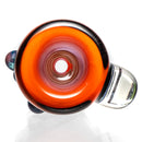 Keys Glass - Push Slide - 14mm - Pinky & The Brain - Lava & Purple Satin - The Cave