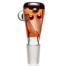 Keys Glass - Push Slide - 18mm - Raiders - Pomegranate & Orange - The Cave