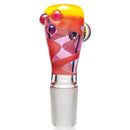 Keys Glass - Push Slide - 18mm - Murakami - Red & Lucid - The Cave