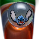 Keys Glass - Push Slide - 18mm - Stitch - Serendipity & Purple Satin - The Cave