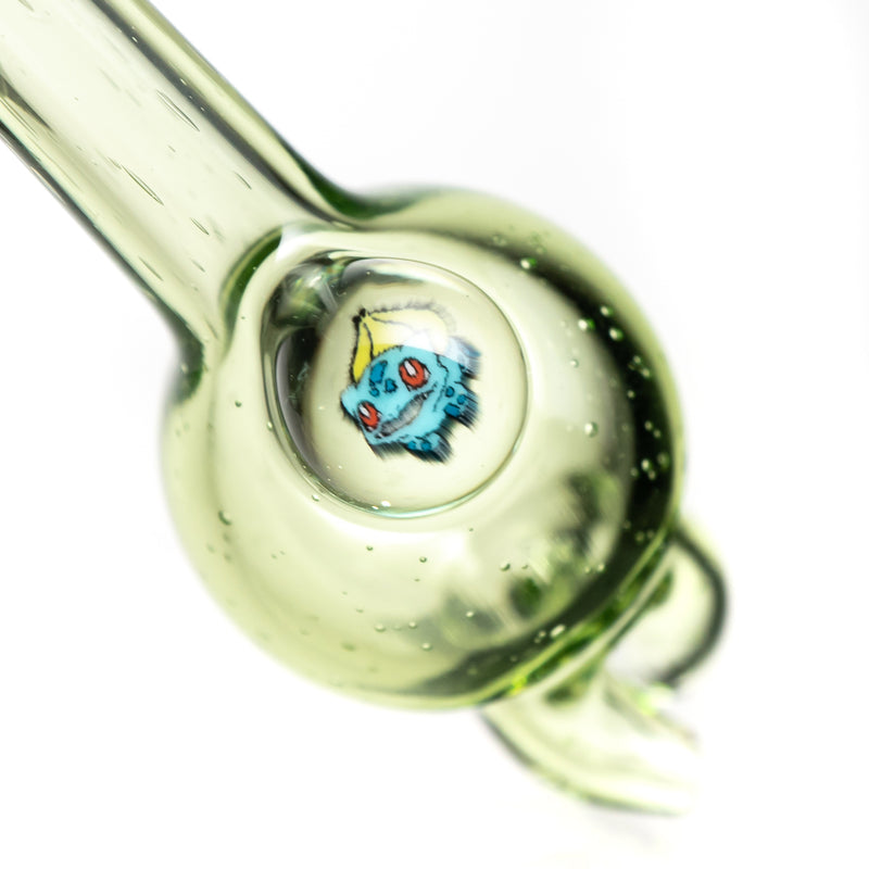 Keys Glass - Spinner Bubble Cap - Bulbasaur - Transparent Green - The Cave