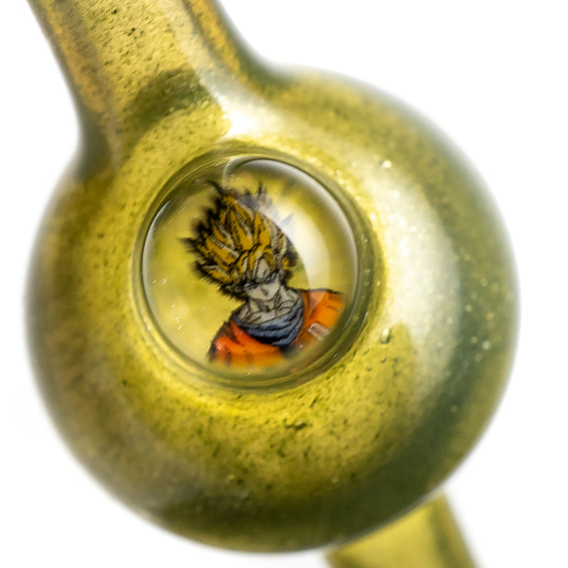 Keys Glass - Bubble Cap - Super Saiyan Goku - Metal Fleck - The Cave