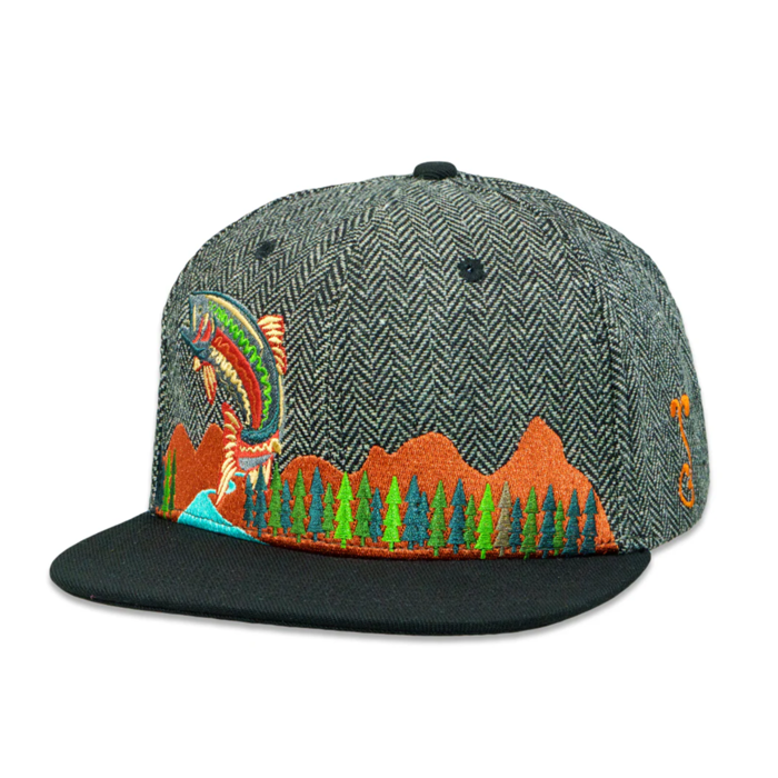 Grassroots - Kitchen Dwellers Black Snapback Hat - Large/XL - The Cave