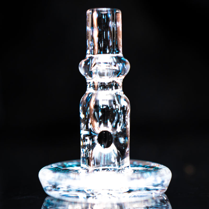 Kovacs Glass - Puffco Joystick Insert - XL - Silver/Clear Dichro - The Cave
