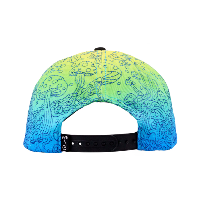 Grassroots - Kuhmali Designs Blue Snapback Hat - Small/Medium - The Cave