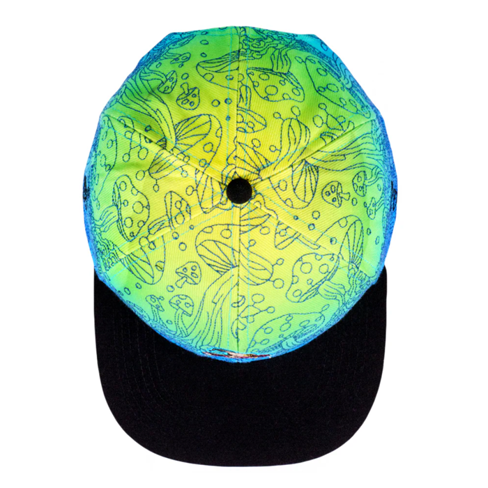 Grassroots - Kuhmali Designs Blue Snapback Hat - Small/Medium - The Cave