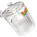 Leisure - 54 Arm Bubbler - Rasta Serif Label - The Cave