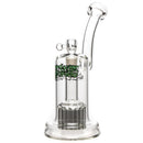 Leisure - 29 Arm Bubbler - 18mm - Green Graffiti - The Cave