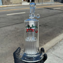 Leisure - 29 Arm Bubbler - 18mm - Green/White/Red Label