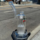 Leisure - 29 Arm Bubbler - 18mm - Green/White/Red Label