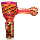 Leisure - Worked Disk Slide - 14mm - Yellow Orange Elvis w/ Hypnotech - The Cave