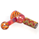 Leisure - Worked Disk Slide - 14mm - Yellow Orange Elvis w/ Hypnotech - The Cave