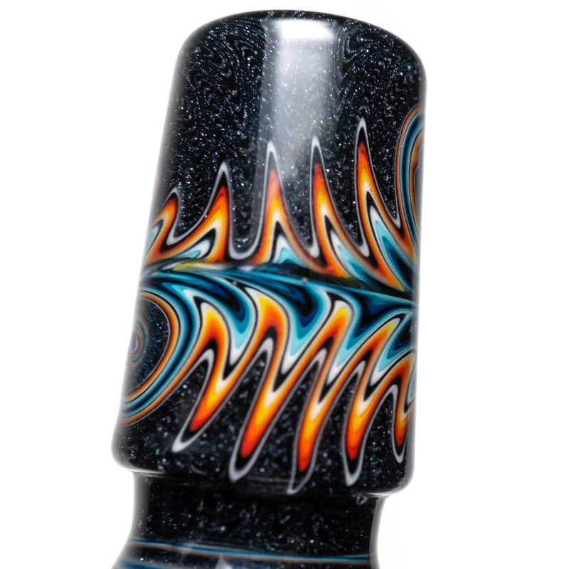 Leisure - Worked Disk Slide - 18mm - Sparkle Black w/ Fire & Ice - The Cave
