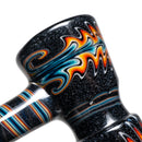 Leisure - Worked Disk Slide - 18mm - Sparkle Black w/ Fire & Ice - The Cave