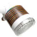 Leisure - Worked 54 Arm Bubbler - White w/ Rainbow Retti - The Cave