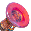 Leisure - Worked Pillar Recycler -  Yellow Orange Elvis w/ Fire & Ice Retti - The Cave