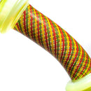 Leisure - Worked Diffy 13 Arm Double Bubbler - Slyme w/ Rasta Retti - The Cave