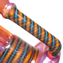 Leisure - Worked Pillar Recycler -  Yellow Orange Elvis w/ Fire & Ice Retti - The Cave