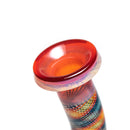 Leisure - Worked Pillar Recycler -  Yellow Orange Elvis w/ Fire & Ice Retti - The Cave