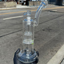 Leisure - Diffy 13 Arm Double Bubbler -  Green Dots