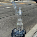Leisure - Diffy 13 Arm Double Bubbler -  Green Dots