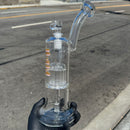 Leisure - Diffy 13 Arm Double Bubbler - Rasta Flat Label