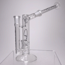 Liquid Sci - Double Disk Bubbler w/ Removable MP - "Liquid Couture" - The Cave
