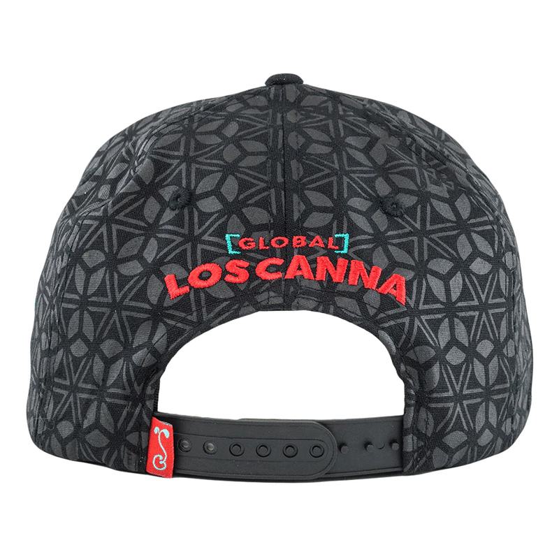 Grassroots - Los Canna Geo Black Snapback Hat - Large/XL - The Cave