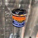 Mighty Chalice - 20.5" Beaker - 50x7 - Blue/Fire/Purple