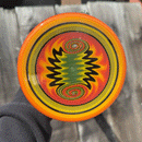Mighty Chalice - 21" Beaker - 50x7 - Fire & Green