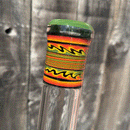 Mighty Chalice - 21" Beaker - 50x7 - Fire & Green