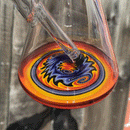 Mighty Chalice - 22" Beaker - 50x7 - Fire/Water/Purple